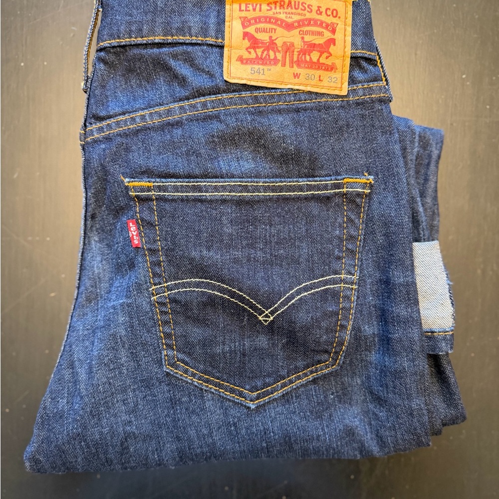Levi's Men's 541 Athletic Fit Dark Wash Jeans
